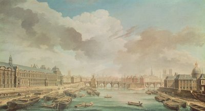 Le Louvre, le Pont Neuf et le Collège des Quatre Nations, 1755 - Nicolas Raguenet